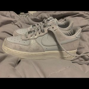 🔥LIGHT BLUE customized nike air force 1s!!